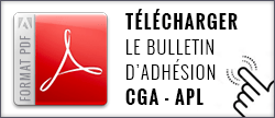 Téléchargez le bulletin d'adhésion CGA / APL Téléchargez le bulletin d'adhésion CGA / APL